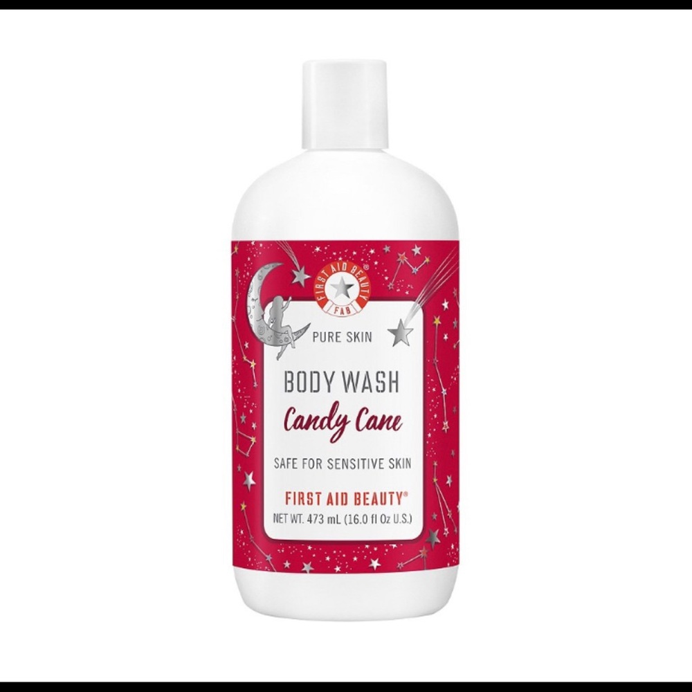 First Aid Beauty Pure Skin Candy Cane Body Wash